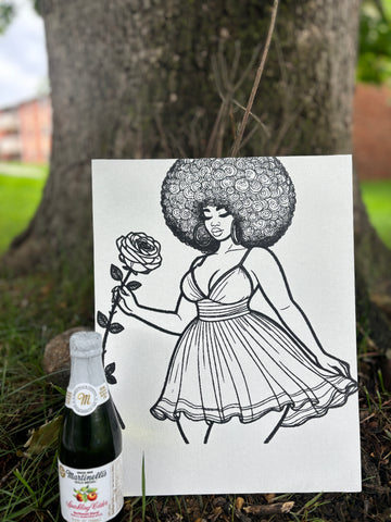 Women with Afro
