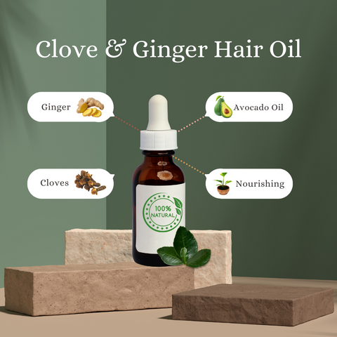 Natural Clove and Ginger Infused Hair Oil(3)